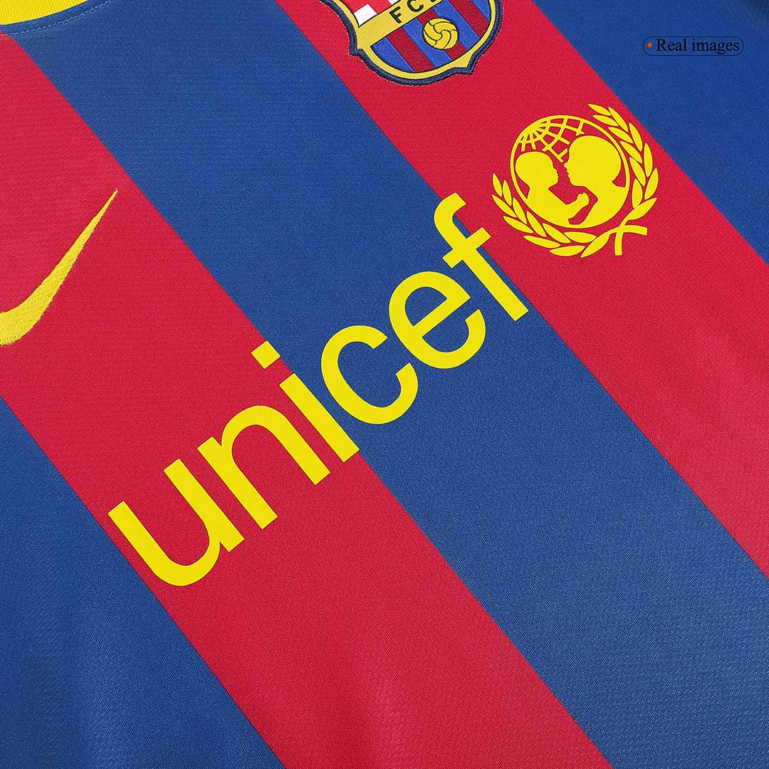Retro nogometni dres Barcelona Home 2010/11 - rde? in moder
