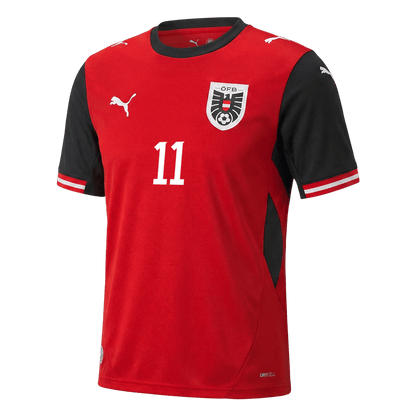 GREGORITSCH#11 Austria Home Soccer Jersey World Cup 2026 Red