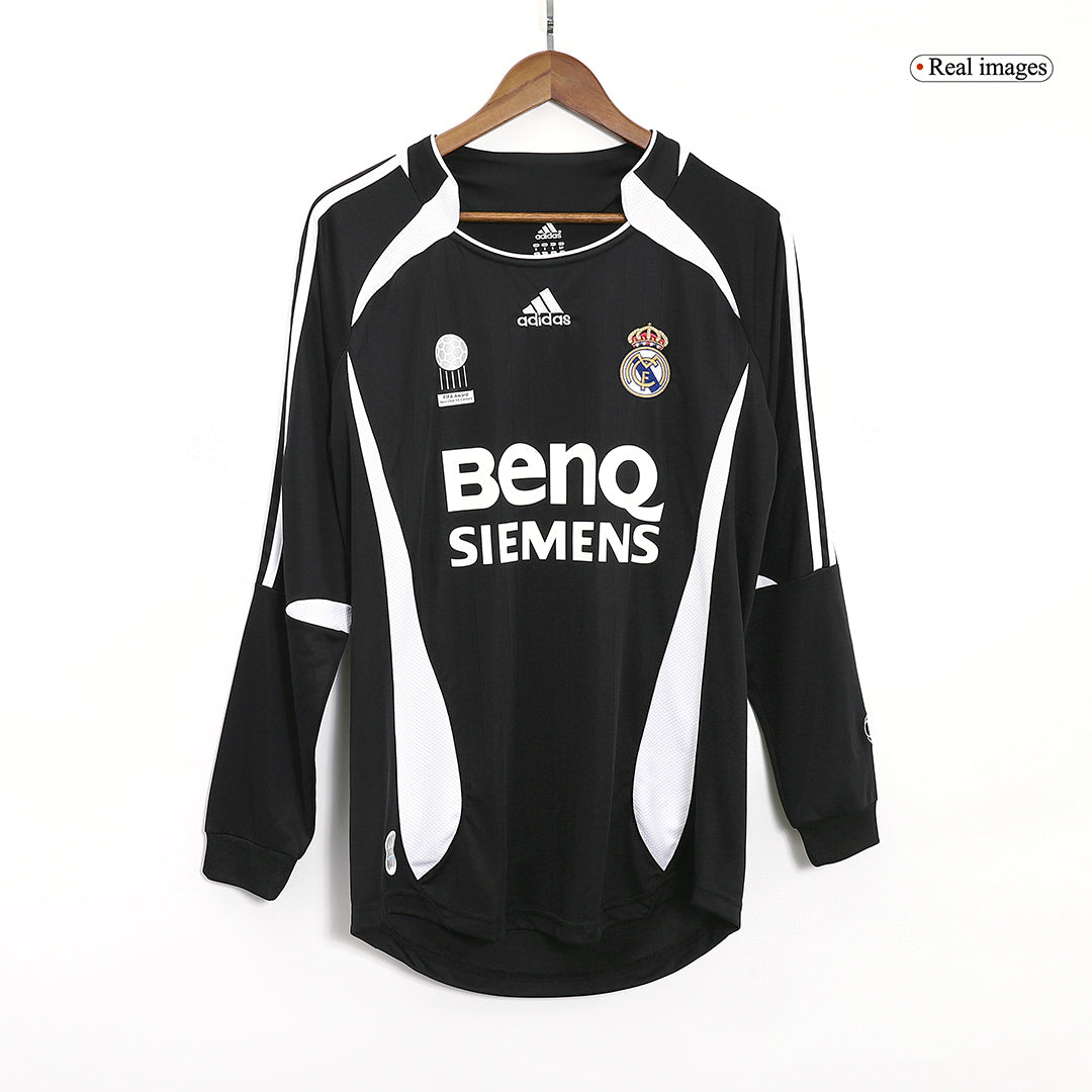 Camiseta retro RAÚL #7 Real Madrid Camiseta de fútbol retro de visitante 2006/07