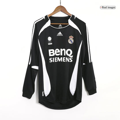 Camiseta retro RAÚL #7 Real Madrid Camiseta de fútbol retro de visitante 2006/07