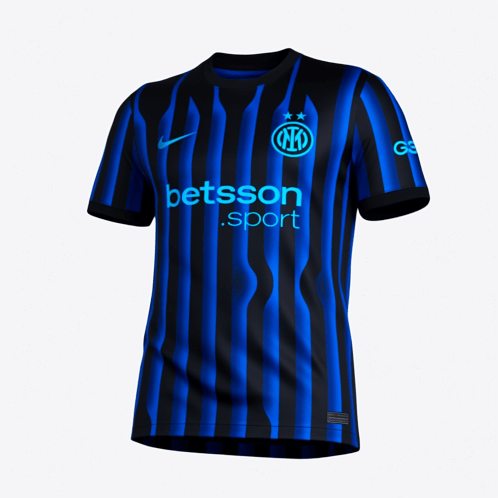 Nogometni dres Inter Milan domači dres po meri 2025/26