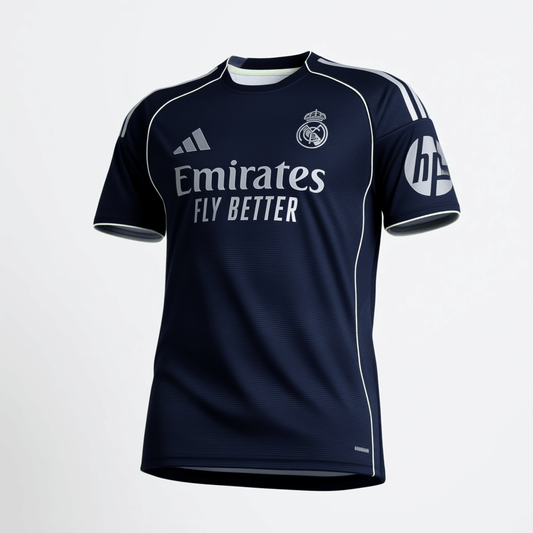 Camiseta Personalizada de Visitante del Real Madrid 2025/26